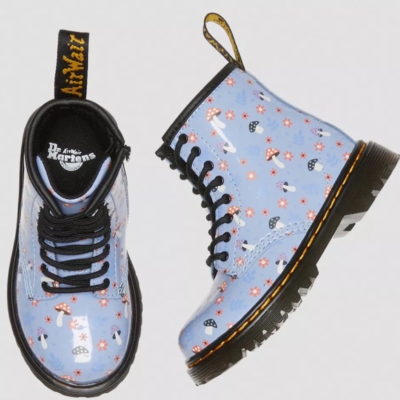 Dr. Martens Other - NWOT Dr. Martens Toddler 1460 Patent Woodland Lace Up Boots Size 13